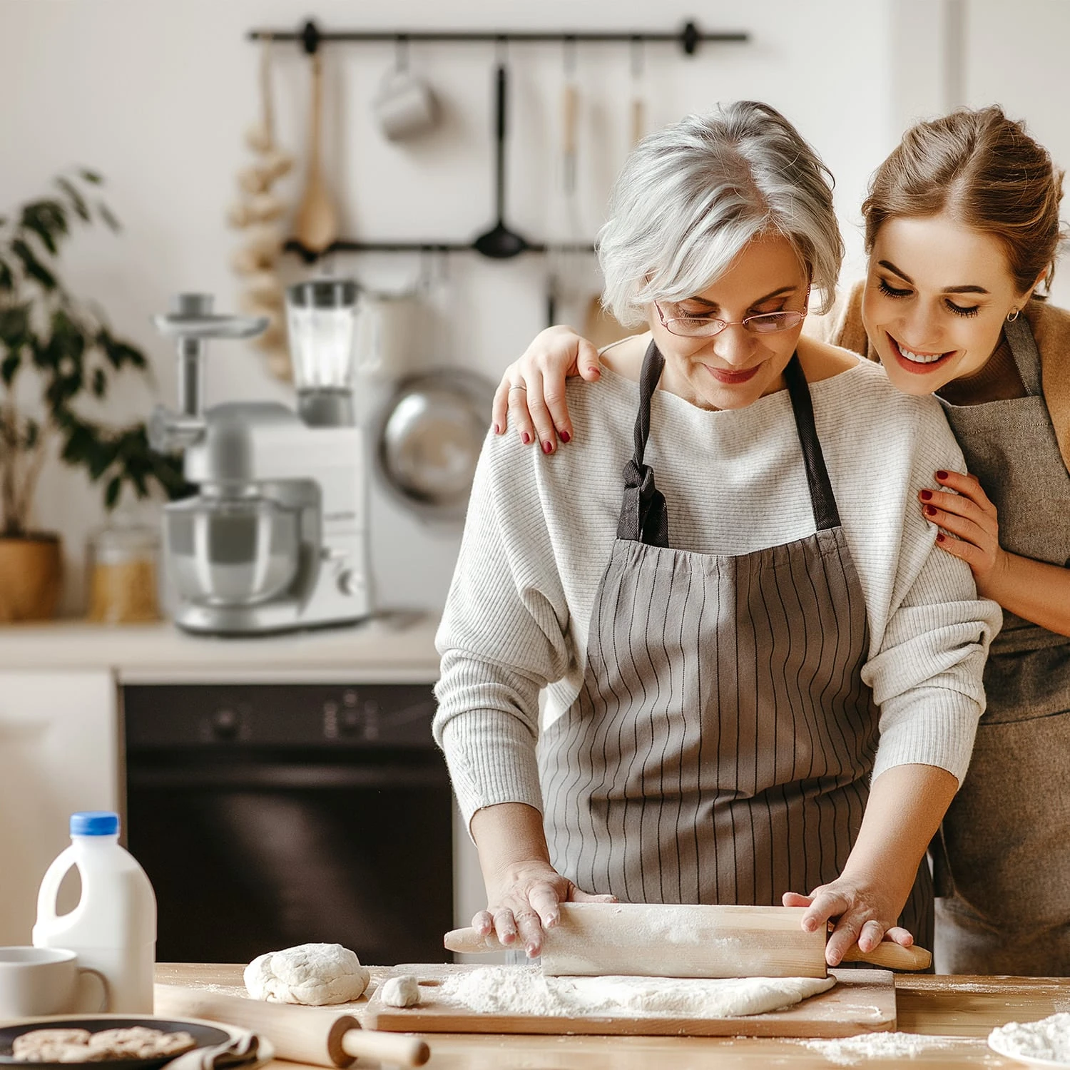 Lucia Küchenmaschine 3-in-1 2000 W / 2,7 PS 5 Ltr Edelstahl BPA-frei 2 Lucia Küchenmaschine 3-in-1 2000 W / 2,7 PS 5 Ltr Edelstahl BPA-frei – Bild 2