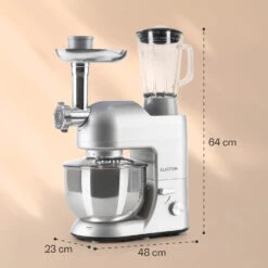 Lucia Küchenmaschine 3-in-1 2000 W / 2,7 PS 5 Ltr Edelstahl BPA-frei 15 Lucia Küchenmaschine 3-in-1 2000 W / 2,7 PS 5 Ltr Edelstahl BPA-frei -Warmekuche Pro Geschaft 10006255 yy 0008 logo
