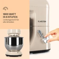 Bella Küchenmaschine 2000 W / 2,7 PS 5 Ltr Edelstahl BPA-frei -Warmekuche Pro Geschaft 10008232 de 0003 logo
