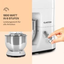 Lucia Küchenmaschine 3-in-1 2000 W / 2,7 PS 5 Ltr Edelstahl BPA-frei -Warmekuche Pro Geschaft 10008236 de 0003 logo