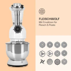 Lucia Küchenmaschine 3-in-1 2000 W / 2,7 PS 5 Ltr Edelstahl BPA-frei -Warmekuche Pro Geschaft 10008236 de 0005 logo