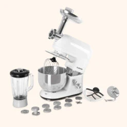 Lucia Küchenmaschine 3-in-1 2000 W / 2,7 PS 5 Ltr Edelstahl BPA-frei -Warmekuche Pro Geschaft 10008236 yy 0007 logo