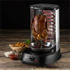 Kebap Master Vertikalgrill 1800W Schwarz Inkl. Spieß Set -Warmekuche Pro Geschaft 10009354 yy 0003 ambient oneConcept Kebap Master Vertikalgrill Schwarz neu