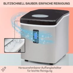 Mr. Black-Frost Eismaschine 150W Edelstahl Schwarz 15kg -Warmekuche Pro Geschaft 10020109 de 0005 usp
