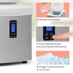 Mr. Silver-Frost Eismaschine 150W Edelstahl Weiß 15kg -Warmekuche Pro Geschaft 10020110 de 0004 usp