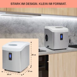 Mr. Silver-Frost Eismaschine 150W Edelstahl Weiß 15kg -Warmekuche Pro Geschaft 10020110 de 0006 usp
