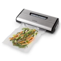 Foodlocker Vakuumierer Edelstahl 0,8 Bar 16 L/min -Warmekuche Pro Geschaft 10027056 yy 0010 ambient 02 Klarstein Foodlocker Vakkumierer