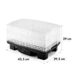 Bananarama Dörrautomat Schwarz 550W Trockner Dehydrator 6 Etagen -Warmekuche Pro Geschaft 10027831 yy 0009 detail Klarstein Bananarama Doerrautomat schwarz reedit