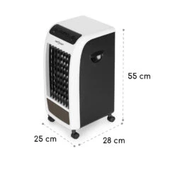 Carribean Blue 3-in-1 Luftkühler 402 M3/h 70 W 4 Ltr Oszillation Mobil -Warmekuche Pro Geschaft 10028181 yy 0007 dimensions