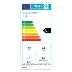 Metrobreeze 9 New York City Mobile Klimaanlage 3-in-1 -Warmekuche Pro Geschaft 10028190 energy label