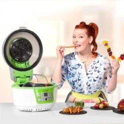 VitAir Turbo Heißluftfritteuse Grün-weiß 1400W Grillen Backen 9l 13 VitAir Turbo Heißluftfritteuse Grün-weiß 1400W Grillen Backen 9l -Warmekuche Pro Geschaft 10028288 yy 0003 titel enie klarstein vitair heissluft frieteuse