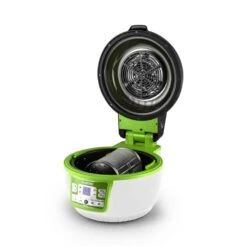 VitAir Turbo Heißluftfritteuse Grün-weiß 1400W Grillen Backen 9l 17 VitAir Turbo Heißluftfritteuse Grün-weiß 1400W Grillen Backen 9l -Warmekuche Pro Geschaft 10028288 yy 0007 titel 06 Klarstein VitAir Heissluftfritteuse gruen weiss