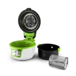 VitAir Turbo Heißluftfritteuse Grün-weiß 1400W Grillen Backen 9l 18 VitAir Turbo Heißluftfritteuse Grün-weiß 1400W Grillen Backen 9l -Warmekuche Pro Geschaft 10028288 yy 0008 titel zubehoer 07 Klarstein VitAir Heissluftfritteuse gruen weiss