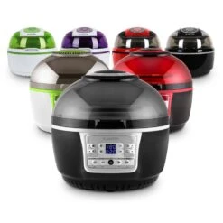 VitAir Turbo Heißluftfritteuse Grau-schwarz 1400W Grillen Backen 9l 21 VitAir Turbo Heißluftfritteuse Grau-schwarz 1400W Grillen Backen 9l -Warmekuche Pro Geschaft 10028290 yy 0012 variant