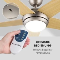 Bolero 2-in-1-Deckenventilator Leuchte 55W 10212m³/h Fernbedienung -Warmekuche Pro Geschaft 10028291 de 0003 logo
