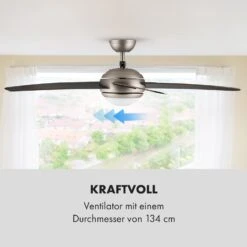 Bolero 2-in-1-Deckenventilator Leuchte 55W 10212 M³/h Fernbedienung -Warmekuche Pro Geschaft 10028292 de 0005 logo
