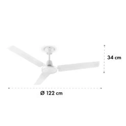 Spin Doctor Deckenventilator Ø122cm 9963m³/h 56W Wandsteuerung -Warmekuche Pro Geschaft 10028295 yy 0006 logo