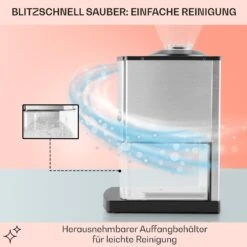 Icebreaker Ice Crusher 15kg/h 3,5Liter Eisbehälter Edelstahl -Warmekuche Pro Geschaft 10028440 de 0005 usp