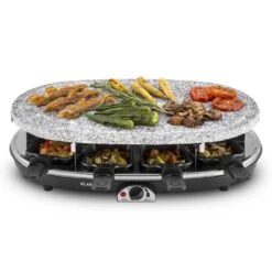 Steaklette Raclettegrill 1500 W Granit-Natursteinplatte 8 Personen -Warmekuche Pro Geschaft 10028449 yy 0003 titel Klarstein Steaklette Raclette Natursteingrill