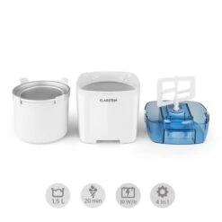 Creamberry Eiscremebereiter Flaschenkühler Frozen Yogurt 1,5l Weiß -Warmekuche Pro Geschaft 10028925 yy 0003 logo Klarstein Creamberry Eisbereiter reedit