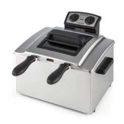 QuickPro XXL 3000 Fritteuse 5l 1,5kg 3000W Timer Edelstahl -Warmekuche Pro Geschaft 10029073 yy 0008 titel Klarstein QuickPro XXL 3000 Fritteuse