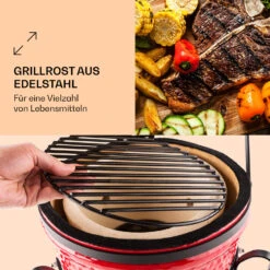 Princesize Kamado-Grill Keramikgrill Edelstahl-Grillrost Smoker BBQ -Warmekuche Pro Geschaft 10029124 de 0003 logo