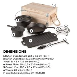 Hotrod Masterplan Dutch Oven Set 7-teilig BBQ Topfset Gusseisen 15 Hotrod Masterplan Dutch Oven Set 7-teilig BBQ Topfset Gusseisen -Warmekuche Pro Geschaft 10029164 yy 0008 logo