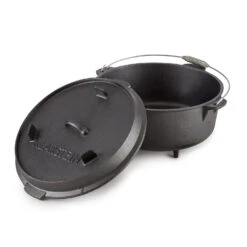 Hotrod 145 Dutch Oven BBQ-Topf 12 Qt / 11,4 Liter Gusseisen Schwarz -Warmekuche Pro Geschaft 10029168 yy 0005 logo