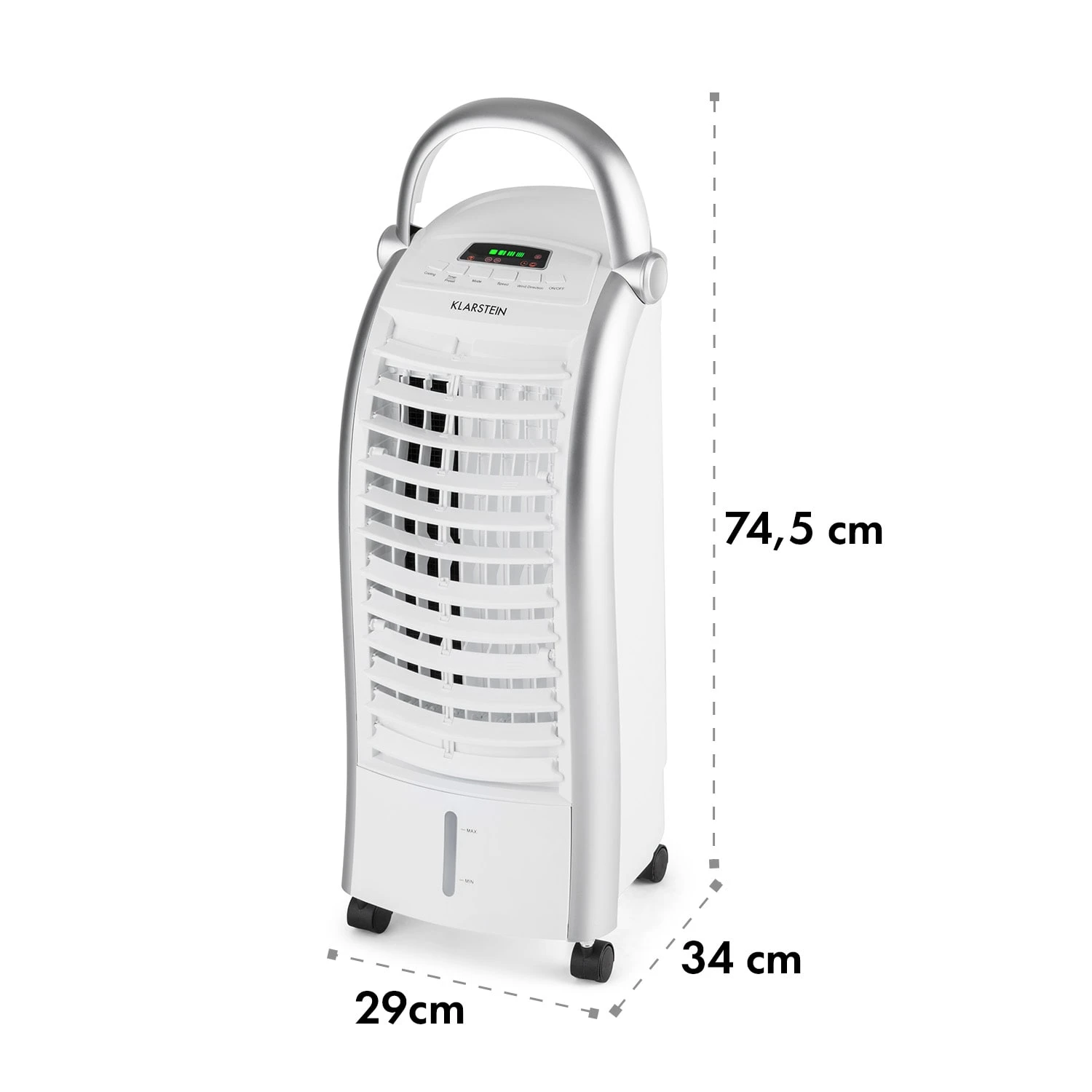 Maxfresh Ventilator Luftkühler 4-in-1 6L-Wassertank 55W Timer-Funktion 9 Maxfresh Ventilator Luftkühler 4-in-1 6L-Wassertank 55W Timer-Funktion – Bild 9