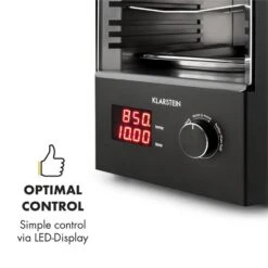 Steakreaktor 2.0 Indoor Grillgerät 850 °C 1600W Infrarot Made In Germany -Warmekuche Pro Geschaft 10029610 yy 0007 logo Klarstein Steakreaktor Indoor Grillgeraet black reedit v2