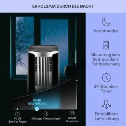 New Breeze 9 Mobile Klimaanlage 9000 BTU / 2,6 KW Timer 12 New Breeze 9 Mobile Klimaanlage 9000 BTU / 2,6 KW Timer -Warmekuche Pro Geschaft 10029705 de 0004 usp