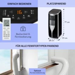 New Breeze 9 Mobile Klimaanlage 9000 BTU / 2,6 KW Timer 14 New Breeze 9 Mobile Klimaanlage 9000 BTU / 2,6 KW Timer -Warmekuche Pro Geschaft 10029705 de 0006 usp