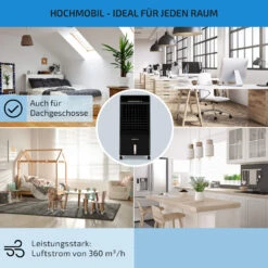 CTR-1 4-in-1 Luftkühler 360 M³/h 65 Watt 8 Liter Fernbedienung Mobil -Warmekuche Pro Geschaft 10029736 de 0005 usp