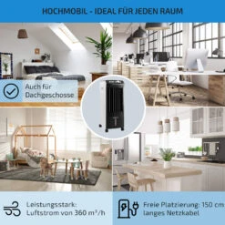 MCH-1 V2 3-in-1 Luftkühler 360 M³/h 65 W7 Ltr Fernbedienung Mobil 12 MCH-1 V2 3-in-1 Luftkühler 360 M³/h 65 W7 Ltr Fernbedienung Mobil -Warmekuche Pro Geschaft 10029739 de 0005 usp
