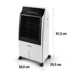 CTR-1 4-in-1 Luftkühler 360 M³/h 65W 7Ltr 3 Stufen Fernbedienung Mobil -Warmekuche Pro Geschaft 10029740 yy 0007 dimensions