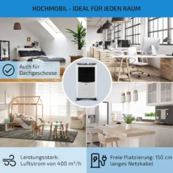 MCH-2 V2 3-in-1 Luftkühler 360 M³/h 65 Watt 7 Ltr Fernbedienung Mobil 12 MCH-2 V2 3-in-1 Luftkühler 360 M³/h 65 Watt 7 Ltr Fernbedienung Mobil -Warmekuche Pro Geschaft 10029741 de 0005 usp