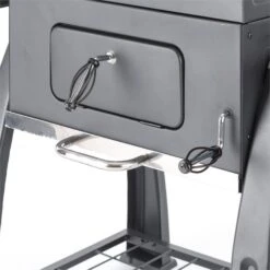 Bigfoot Holzkohlegrill Smoker BBQ-Grill 55 X 40 Cm Stahl Schwarz -Warmekuche Pro Geschaft 10029763 yy 0006 detail Klarstein Bigfoot BBQ Grill Smoker