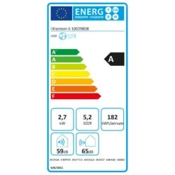 Frostik Fenster-Klimagerät 9.000 BTU/2,7 KW EEC A Fernbedienung -Warmekuche Pro Geschaft 10029808 energy label