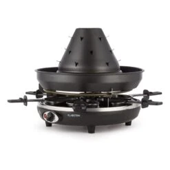 Taste Volcano Tartarengrill Raclettegrill 1500 W 6 Personen Schwarz -Warmekuche Pro Geschaft 10030307 yy 0007 front Klarstein Tataren Grill Raclette Grill