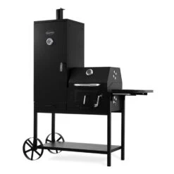 Fleischbrocken Holzkohlegrill Smoker Räucherofen BBQ-Grill Schwarz -Warmekuche Pro Geschaft 10030554 yy 0006 titel Professional charcoal grill and smoker