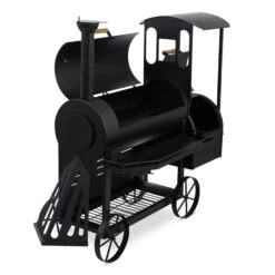 Dampflok Smoker Grill 3 Mm Stahl Schwarz 11 Dampflok Smoker Grill 3 Mm Stahl Schwarz -Warmekuche Pro Geschaft 10030555 yy 0006 front Train Grill