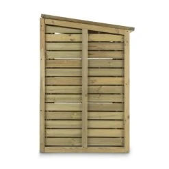 Ordnungshüter 2T Mülltonnenbox 145x130x87cm (BxHxT) 2 Tonnen Kiefer -Warmekuche Pro Geschaft 10030718 yy 0004 titel side Double Wheelie Bin