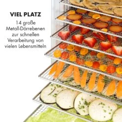 Fruit Jerky 14 Dörrautomat 1000W 30 Bis 70 °C 14 Etagen LC-Display -Warmekuche Pro Geschaft 10031317 de 0004 logo