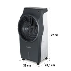 Kingcool 4-in-1 Luftkühler 2340 M³/h 95 W 8 Ltr Mobil Fernbedienung -Warmekuche Pro Geschaft 10031342 yy 0011 dimensions