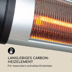 Rising Sun Infrarot-Heizstrahler 3 Leistungsstufen 850/1650/2500W IP34 -Warmekuche Pro Geschaft 10031346 de 0005 logo