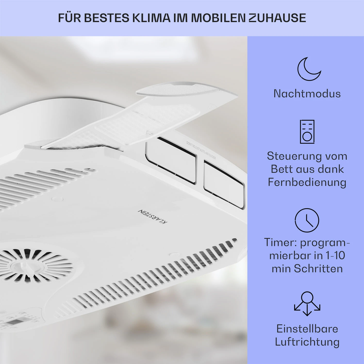 Klimamobil Wohnwagen-Klimaanlage RV-Air-Conditioner Heizung 16-30 °C 4 Klimamobil Wohnwagen-Klimaanlage RV-Air-Conditioner Heizung 16-30 °C – Bild 4