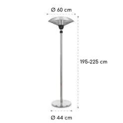 Heat Guard Infrarot-Heizstrahler IP44 Höhenverstellbar IR 2100W -Warmekuche Pro Geschaft 10031444 yy 0007 logo