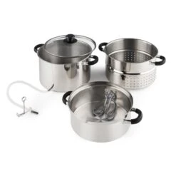 Applebee Dampf-Entsafter Elektrisch 1500W Ø25cm 8 Liter Edelstahl -Warmekuche Pro Geschaft 10031478 yy 0003 detail Klarstein Applebee Dampf Entsafter 1500W Edelstahl