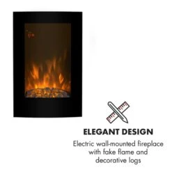 Lausanne Vertical Elektrischer Kamin 1000/2000 W Fernbedienung Dimmer -Warmekuche Pro Geschaft 10031556 yy 0003 logo Klarstein Lausanne Vertical Elektrischer Kamin reedit