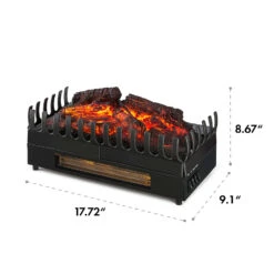 Kamini FX Elektrischer Kamin Kamineinsatz 1000/2000W 2W LED Schwarz -Warmekuche Pro Geschaft 10031575 uk 0006 logo